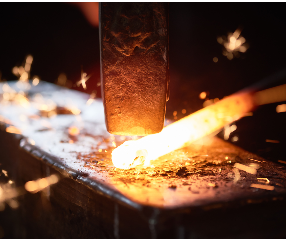Picture of a forge fire