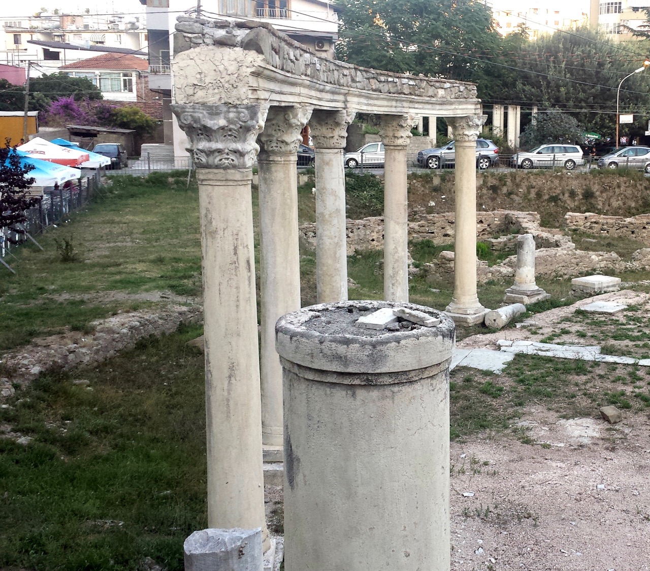 The Byzantine Market Square in Durrës 02