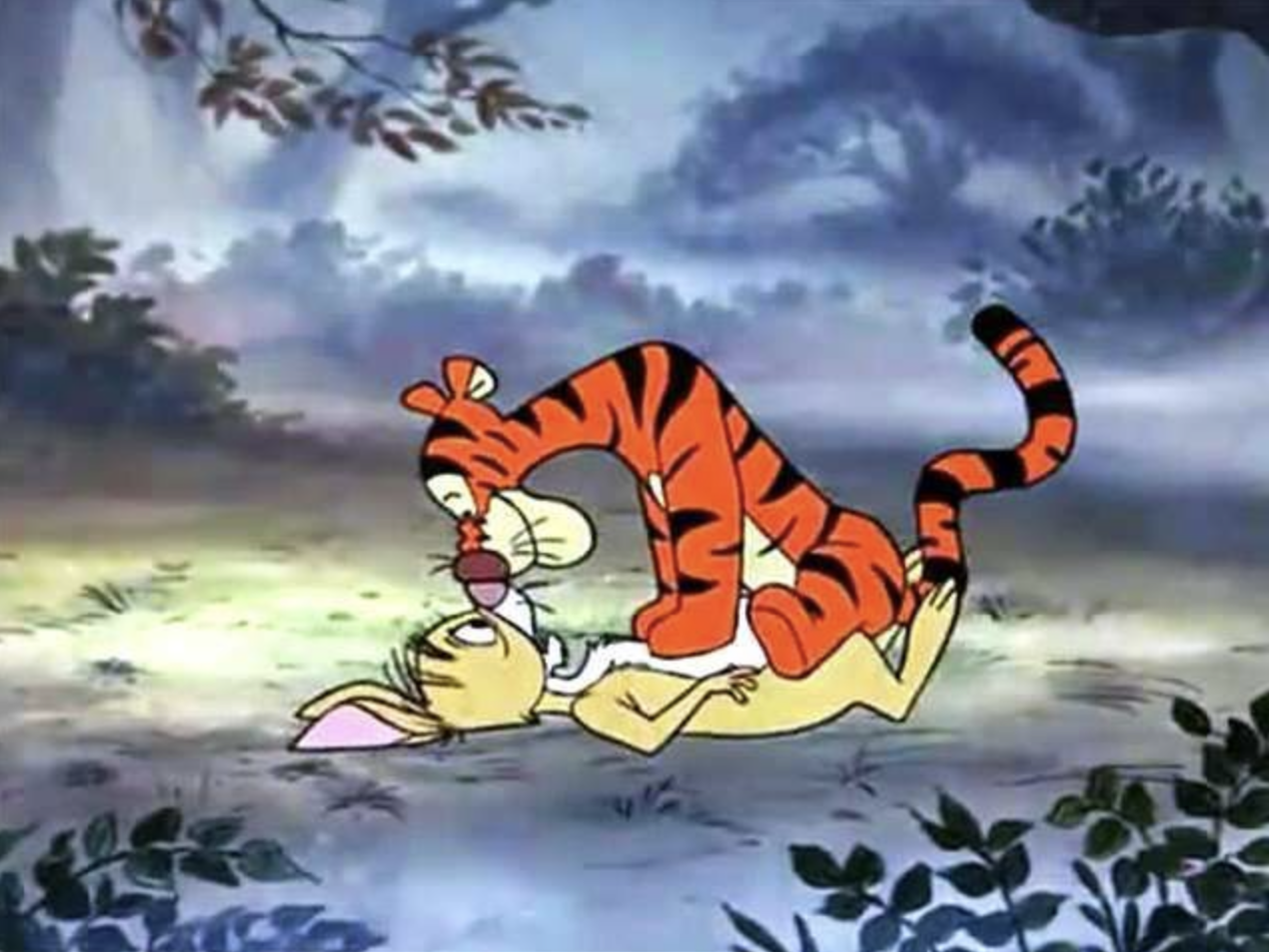 Tigger and Rabbit